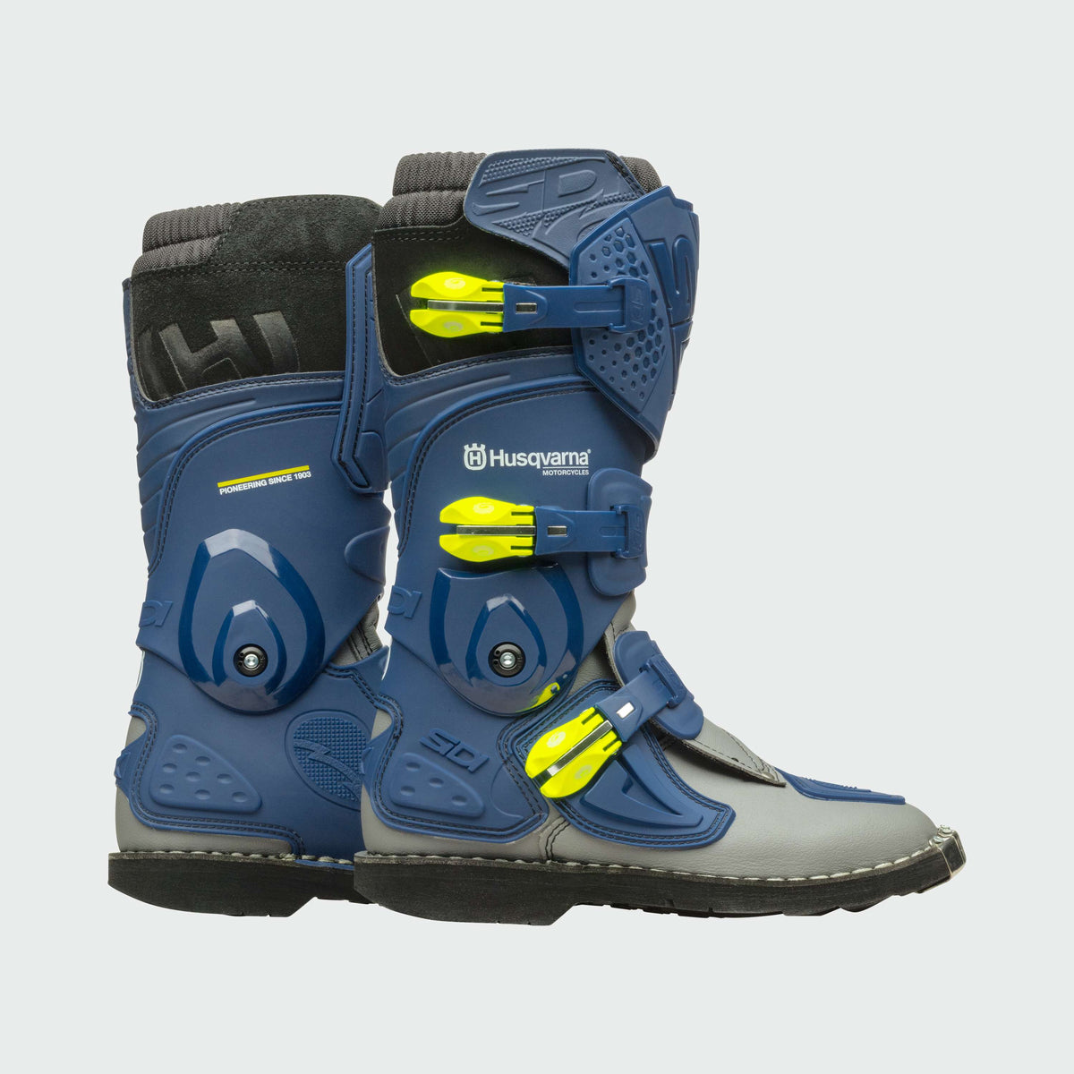 Husqvarna Blue Sidi Boots Husqvarna SIDI X-3 SRS Boots